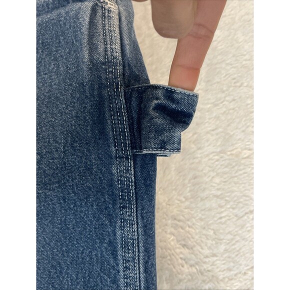 Vintage Pointer Brand Jeans Mens 36x34 Work Heavy Cotton Denim Blue Made in USA - Picture 6 of 14